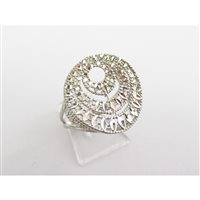 Anneau Damiata Gioielli Femme in Or blanc 364/3/102-D199 - 364/3/102-D199